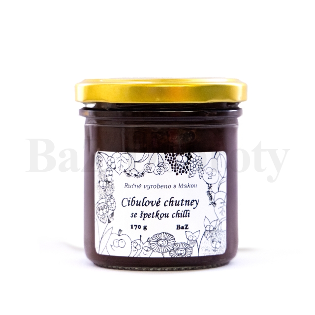 Cibulové chutney se špetkou chilli